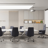 Ballas 高背辦公室皮革大班椅